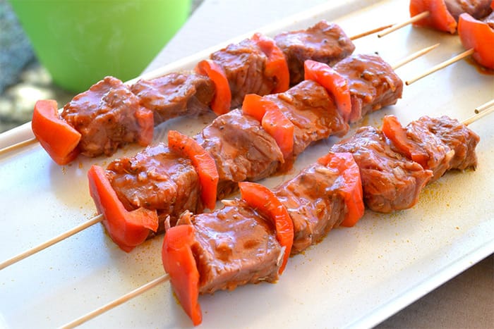 boeuf mariné plancha