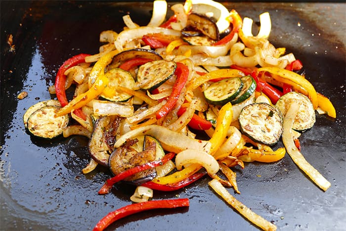légumes grillés plancha